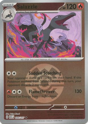 Salazzle 035/217 - Reverse Holofoil ME Ascended Heroes - Uncommon