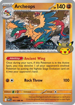 Archeops 051 ME Mega Evolution Promo - Promo