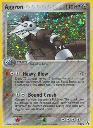 Aggron - Holofoil Legend Maker - Holo Rare