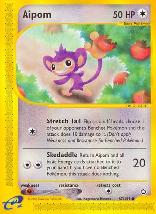 Aipom 067/147 Aquapolis - Common