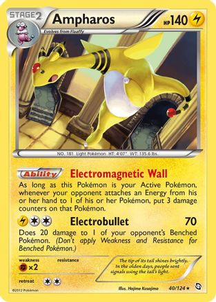 Ampharos - Holofoil Dragons Exalted - Holo Rare