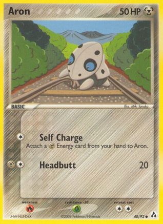 Aron/92 - Reverse Holofoil Legend Maker - Common