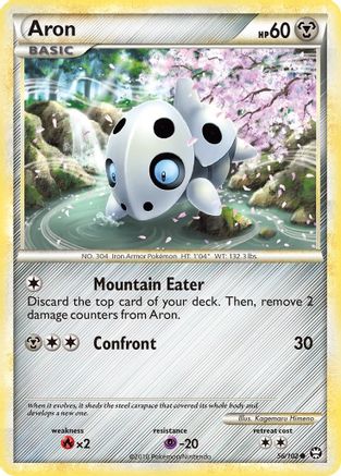 Aron/102 - Reverse Holofoil Triumphant - Common