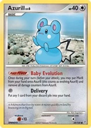 Azurill 069 - Reverse Holofoil Diamond and Pearl - Common