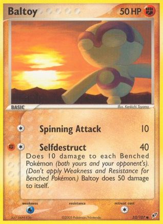 Baltoy/107 Deoxys - Common
