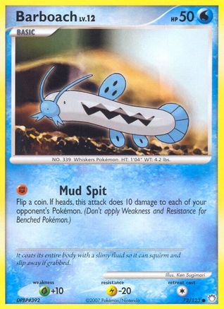 Barboach - Reverse Holofoil Mysterious Treasures - Common