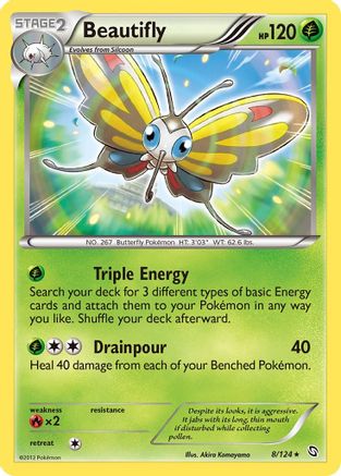 Beautifly Dragons Exalted - Rare