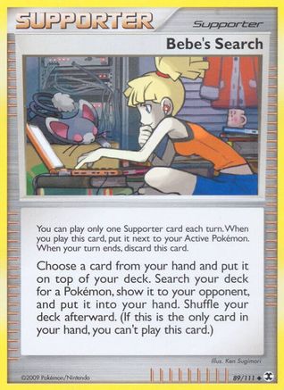 Bebe's Search 089 - Reverse Holofoil Rising Rivals - Uncommon