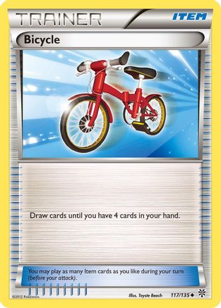 Bicycle 117 - Reverse Holofoil Plasma Storm - Uncommon