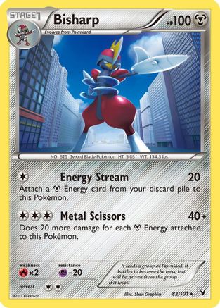 Bisharp (82) - Holofoil Noble Victories - Holo Rare