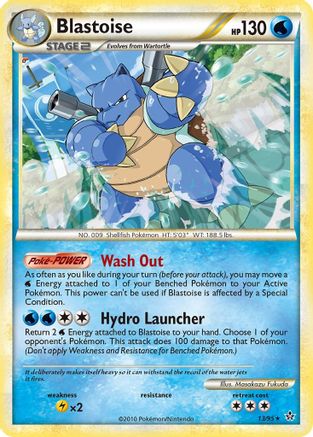 Blastoise Unleashed - Rare