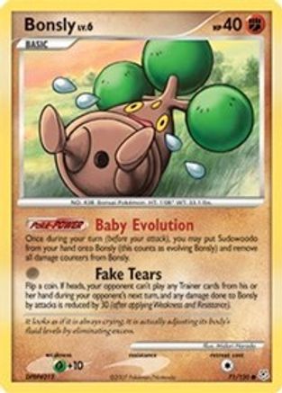 Bonsly 071 - Reverse Holofoil Diamond and Pearl - Common