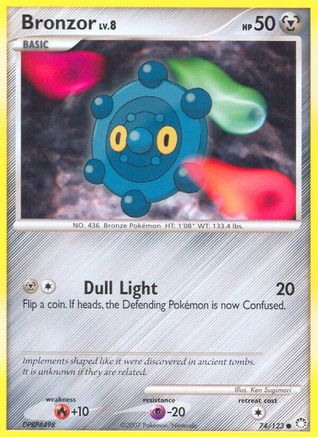 Bronzor 074 - Reverse Holofoil Mysterious Treasures - Common