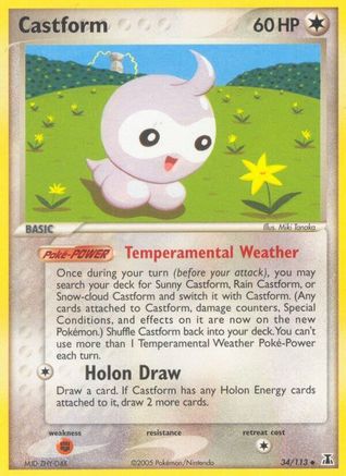Castform 034 Delta Species - Uncommon
