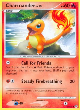 Charmander 059 - Reverse Holofoil Arceus - Common
