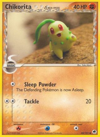 Chikorita (Delta Species) 044 Dragon Frontiers - Common