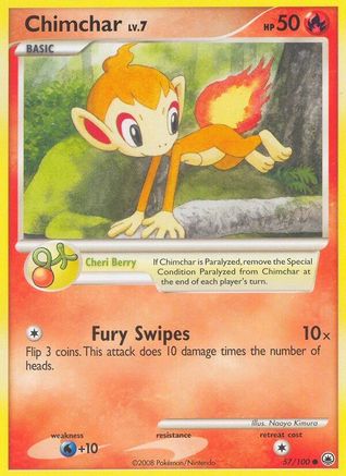 Chimchar (57) Majestic Dawn - Common