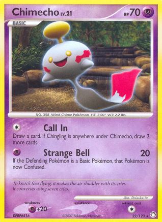Chimecho - Reverse Holofoil Mysterious Treasures - Rare