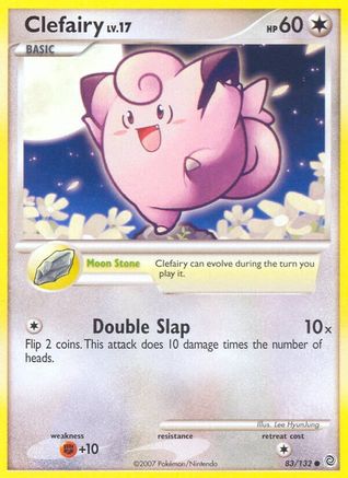 Clefairy 083 - Reverse Holofoil Secret Wonders - Common