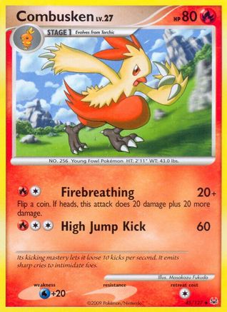 Combusken Platinum - Uncommon