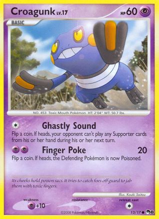 Croagunk 013 - Holofoil POP Series 8 - Common