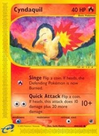 Cyndaquil (104) 104/165 - Reverse Holofoil Expedition - Common