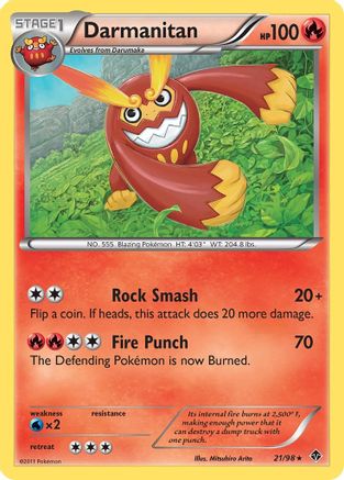 Darmanitan Emerging Powers - Rare