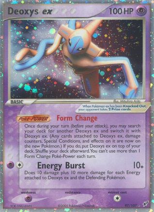 Deoxys ex (Normal Forme) Deoxys - Ultra Rare