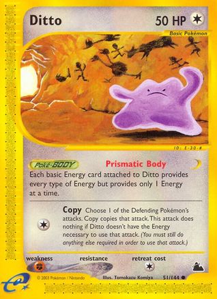 Ditto - Reverse Holofoil Skyridge - Common