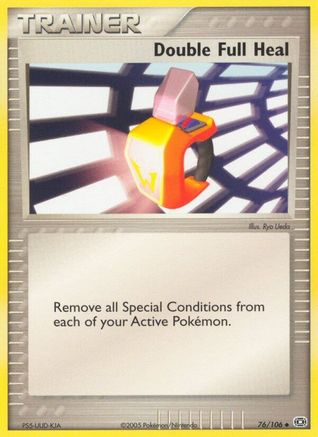 Double Full Heal - Reverse Holofoil Emerald - Uncommon