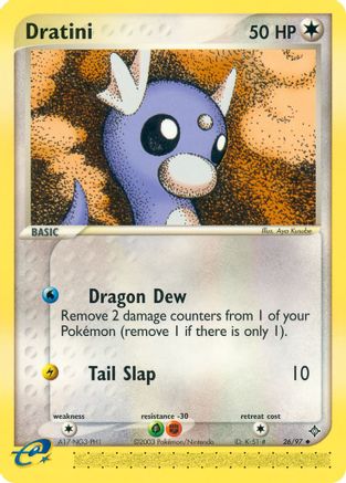 Dratini - Reverse Holofoil Dragon - Uncommon