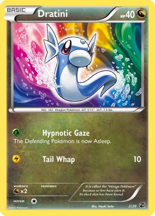 Dratini (2) 002 - Holofoil Dragon Vault - Holo Rare