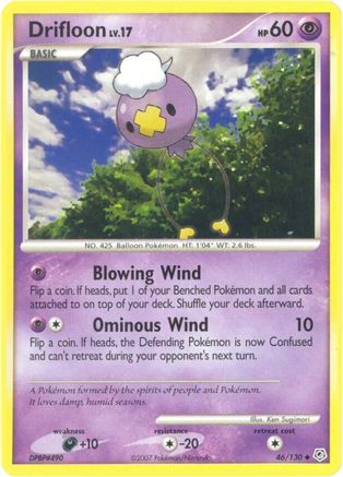 Drifloon Diamond and Pearl - Uncommon