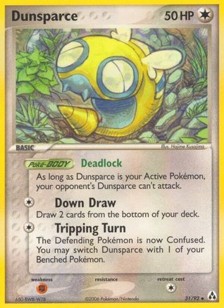 Dunsparce - Reverse Holofoil Legend Maker - Uncommon