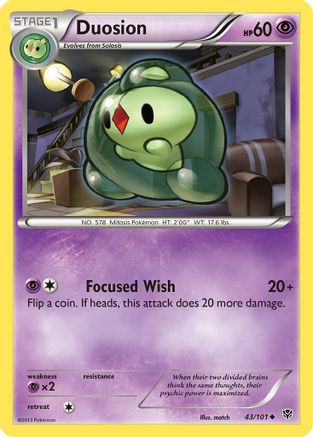 Duosion - Reverse Holofoil Plasma Blast - Uncommon