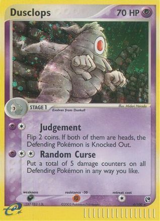 Dusclops - Reverse Holofoil Sandstorm - Holo Rare