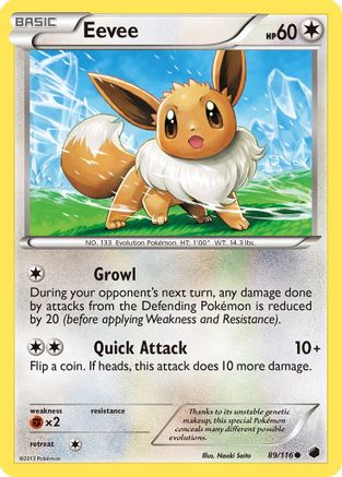 Eevee (89) 089 Plasma Freeze - Common