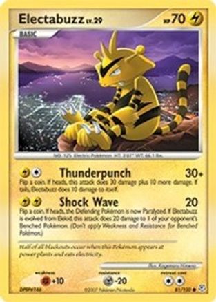 Electabuzz 081 Diamond and Pearl - Common