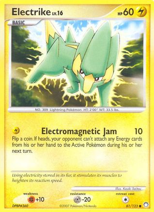 Electrike - Reverse Holofoil Mysterious Treasures - Common