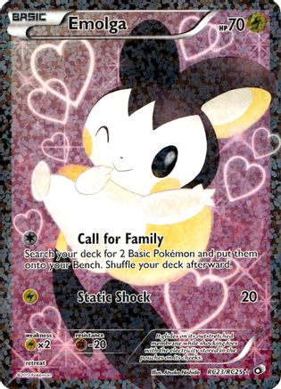 Emolga (Full Art) RC23 - Holofoil Legendary Treasures Radiant Collection - Ultra Rare