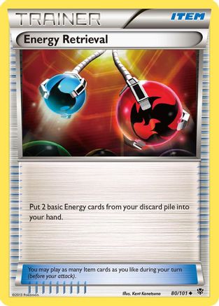 Energy Retrieval 080 - Reverse Holofoil Plasma Blast - Uncommon