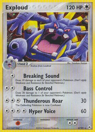 Exploud - Reverse Holofoil Hidden Legends - Holo Rare