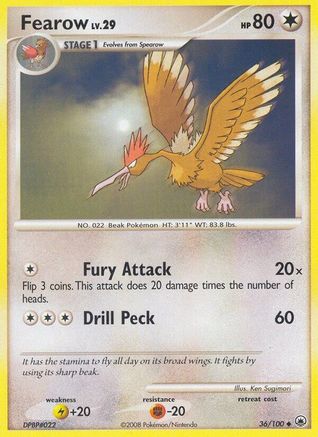 Fearow - Reverse Holofoil Majestic Dawn - Uncommon
