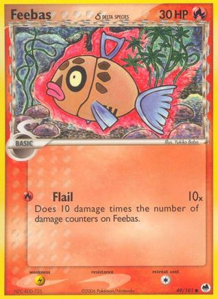 Feebas (Delta Species) 049 Dragon Frontiers - Common