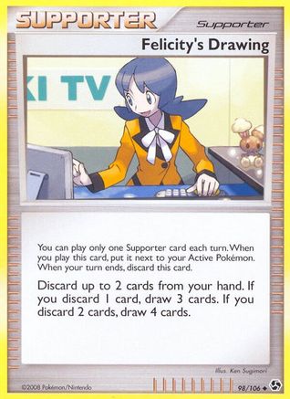 Felicity's Drawing 098 - Reverse Holofoil Great Encounters - Uncommon