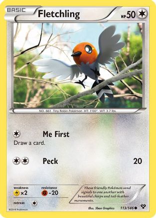 Fletchling XY Base Set - Common