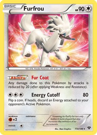 Furfrou - Holofoil XY Base Set - Holo Rare