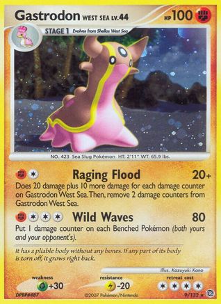 Gastrodon West Sea - Reverse Holofoil Secret Wonders - Holo Rare