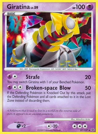 Giratina (27) Platinum - Rare