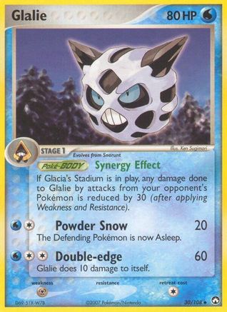 Glalie - Reverse Holofoil Power Keepers - Uncommon
